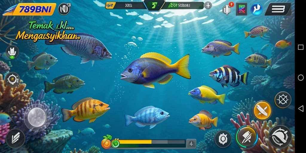 Gameplay seru menembak ikan di 789BNI.