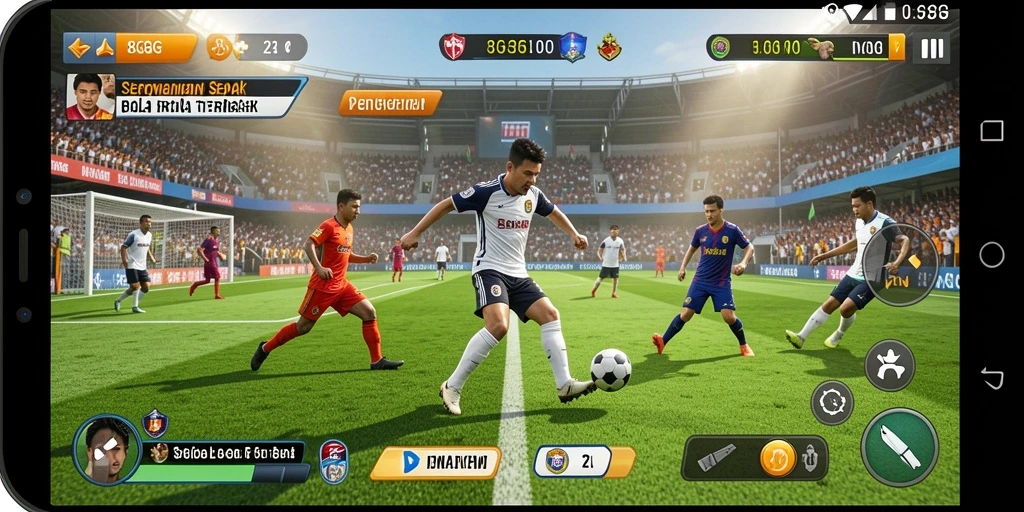 Tangkapan layar dari gameplay 8G8G yang menegangkan dan mendebarkan.