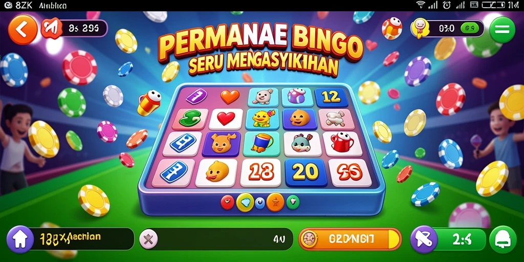 Tampilan gameplay seru dalam permainan Bingo 8ZK.