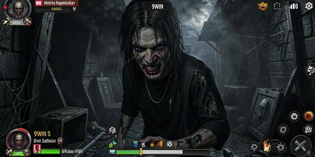 Gameplay menegangkan di dunia kelam 9WIN.