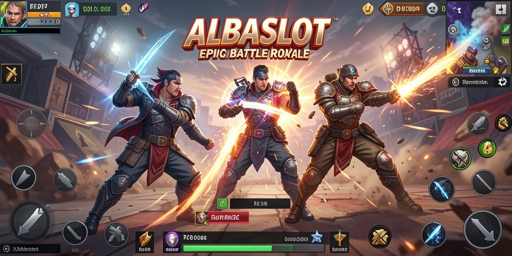 Screenshot gameplay ALBASLOT yang seru dan menegangkan.