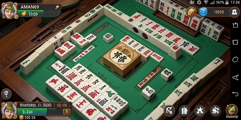 Gameplay Mahjong seru di AMAN69 dengan grafis menawan.