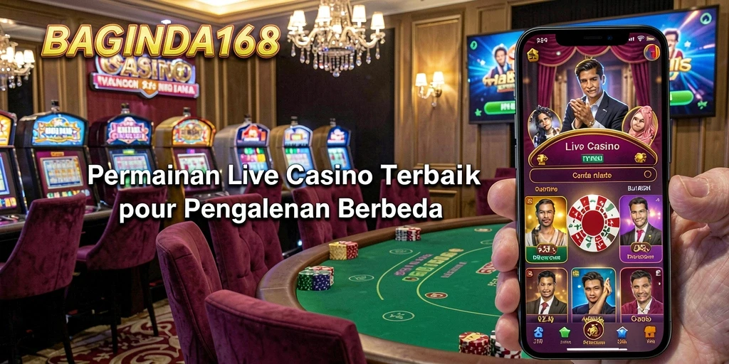 Tampilan gameplay Live Casino yang menarik dan interaktif.