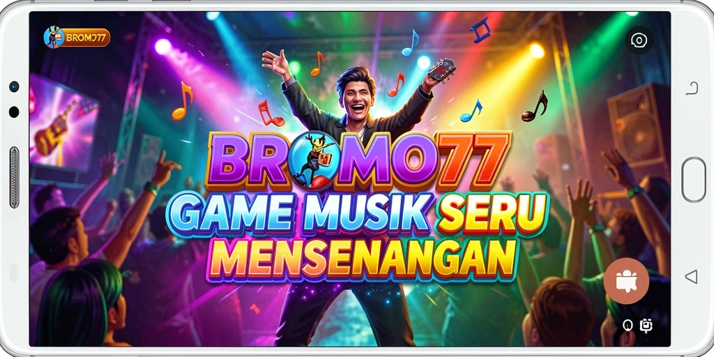Tampilan gameplay BROMO77 yang seru dan penuh warna.