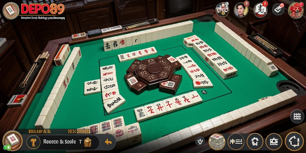 Gameplay menarik di DEPO89, aksi Mahjong yang seru.