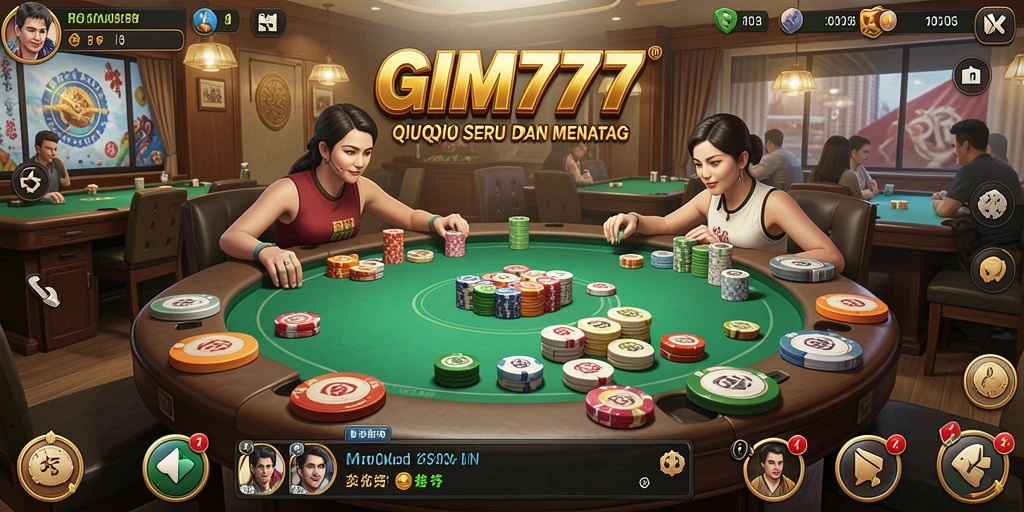 Gameplay seru dan menantang dalam QiuQiu.