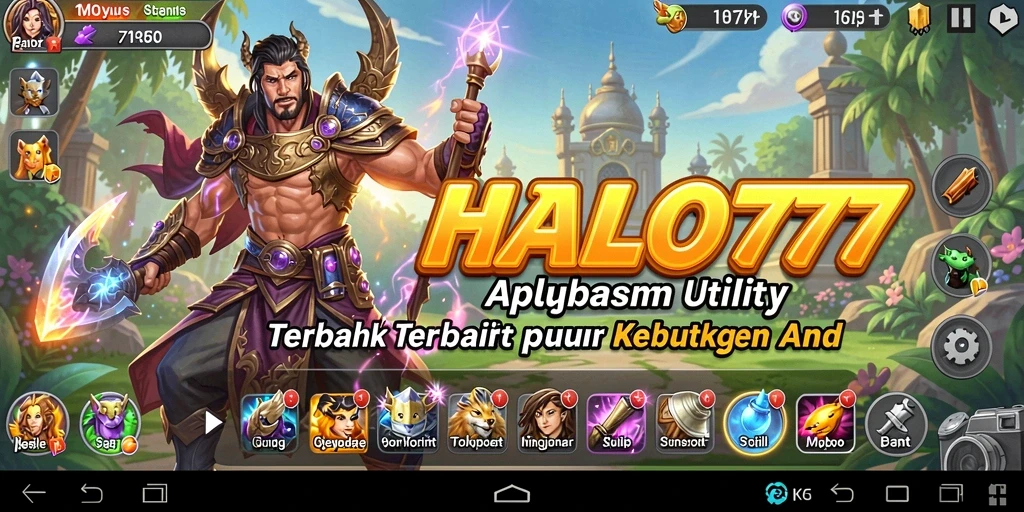 Tampilan antarmuka HALO777 yang intuitif dan mudah digunakan.