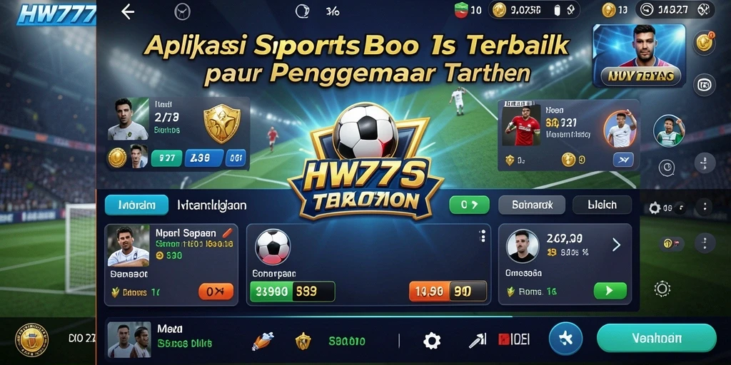 Tampilan utama HW777 dengan fitur taruhan yang interaktif.