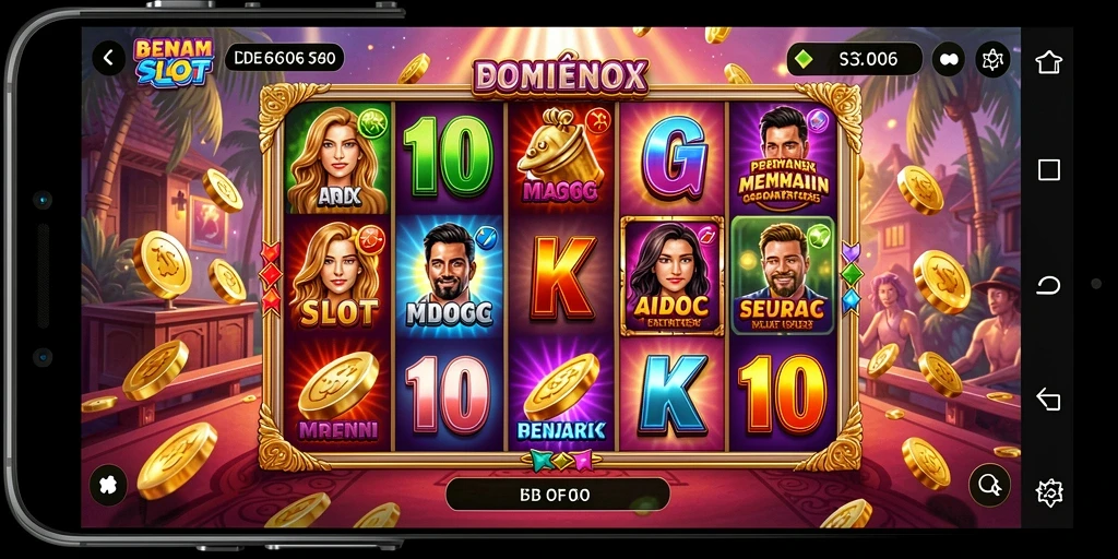 Tampilan dinamis dari gameplay ID66 yang penuh hadiah slot.