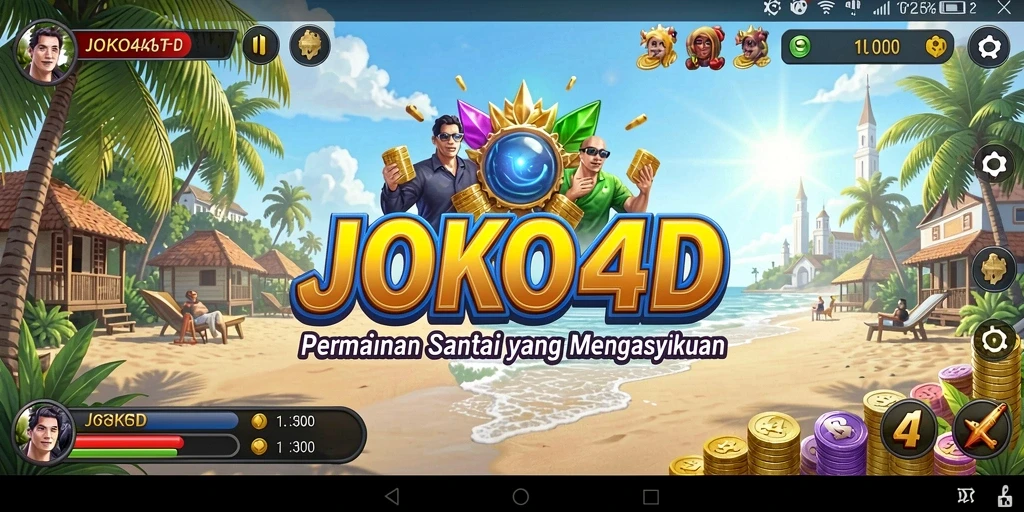 Tampilan gameplay menarik dari JOKO4D dengan interface yang ramah pengguna.