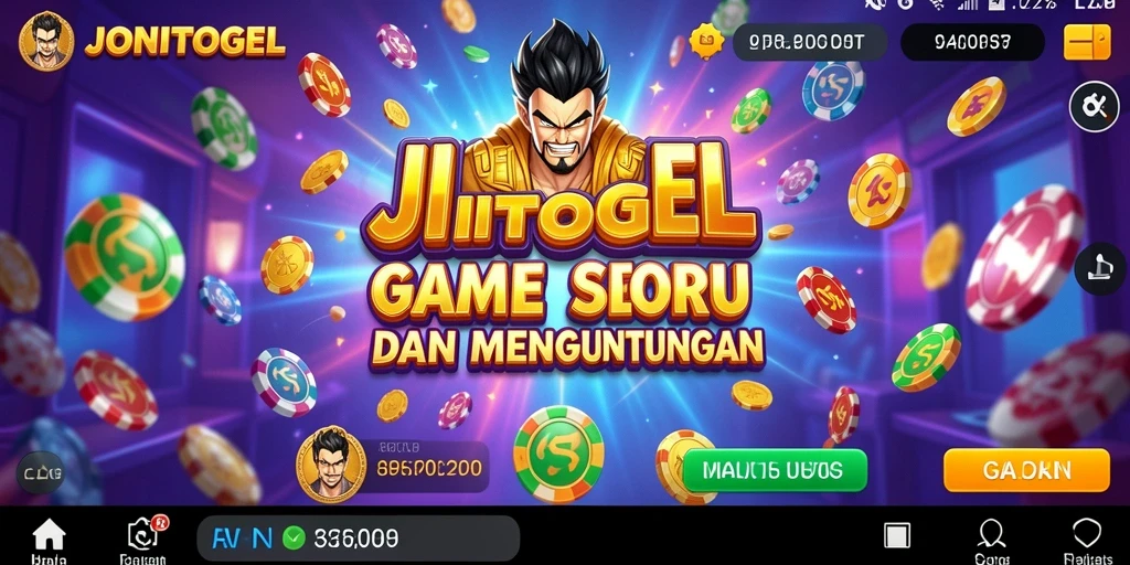 Screenshot JONITOGEL menampilkan gameplay slot yang seru dan interaktif.