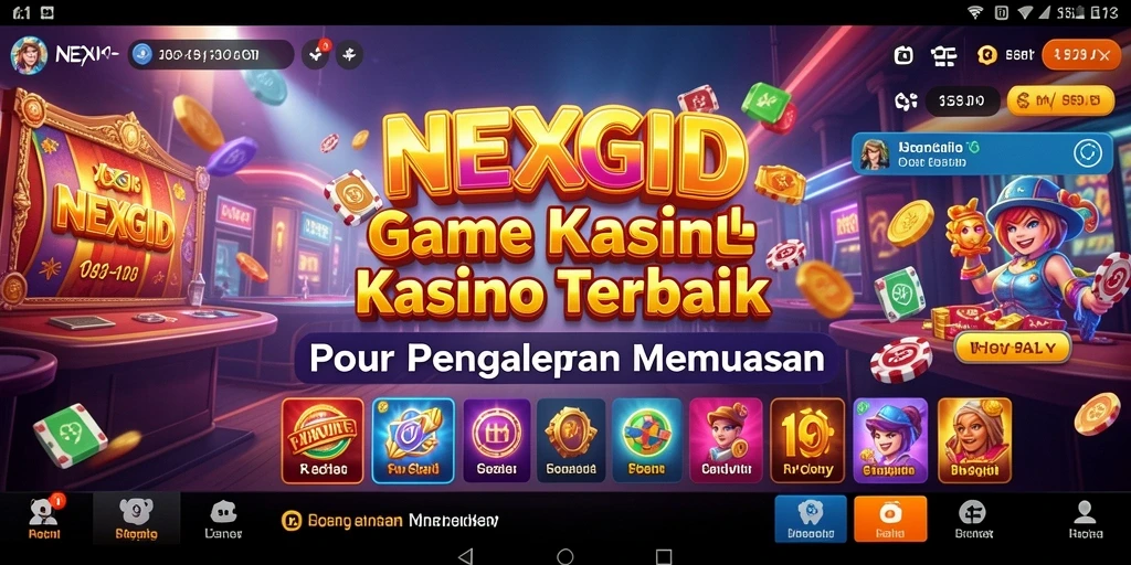Tampilan gameplay seru di NEXGID dengan beragam permainan Kasino.