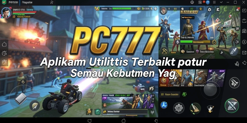 Tampilan antarmuka utama PC777 yang intuitif dan menarik.