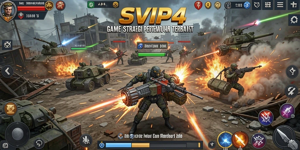 Tampilan gameplay menarik dalam SVIP4 dengan pertempuran epik.