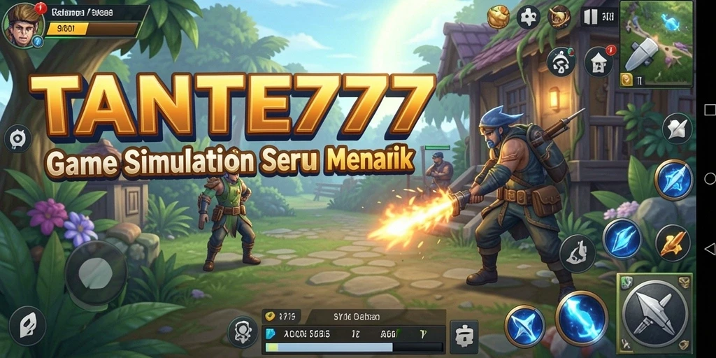 Screenshot gameplay TANTE777 yang menunjukkan aktivitas simulasi yang menyenangkan.