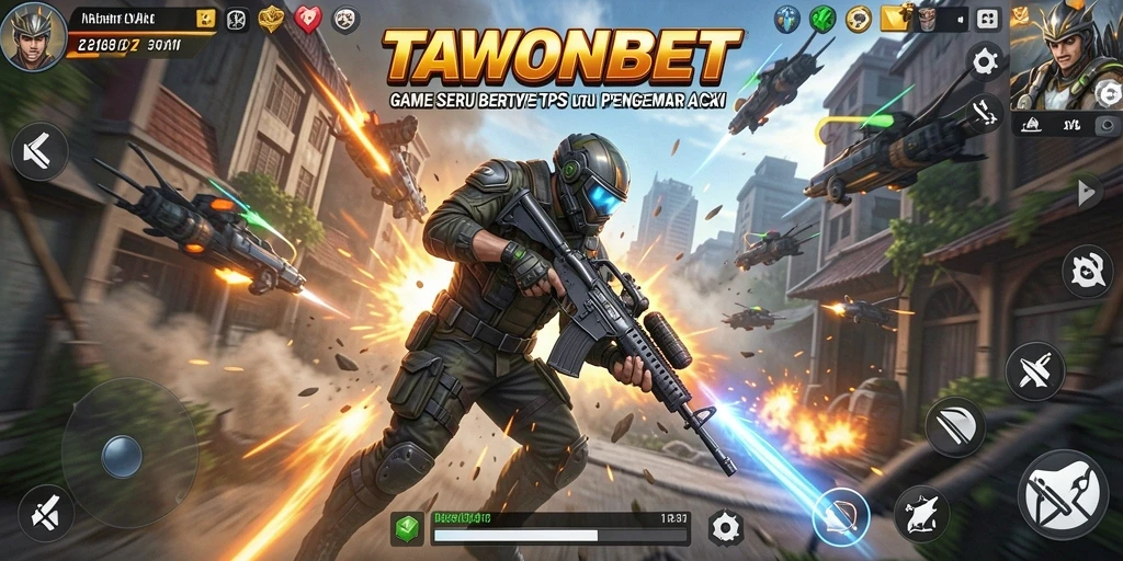 Screenshot menampilkan gameplay seru dalam TAWONBET.