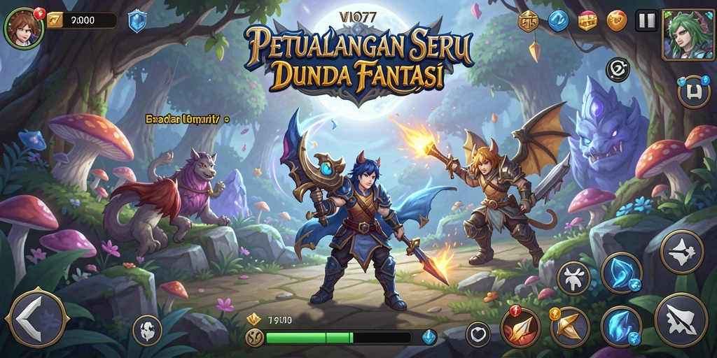 Screenshot gameplay VIO77 yang menampilkan petualangan seru.