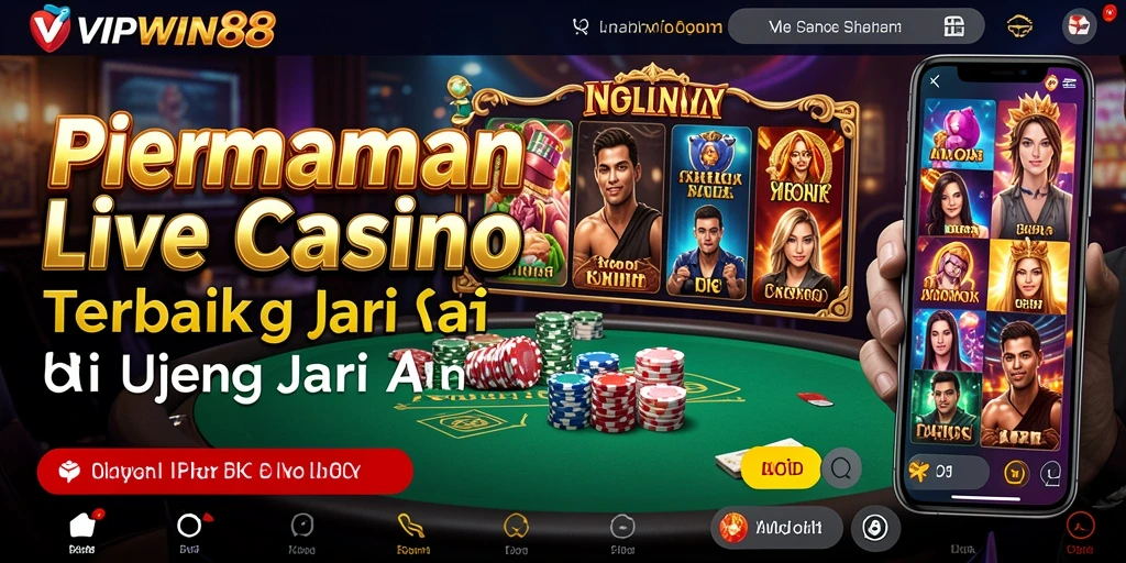 Screenshot gameplay menunjukkan pemain menikmati permainan Live Casino.