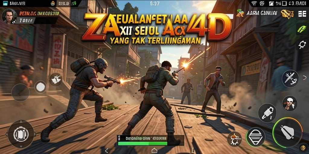 Screenshot dari gameplay ZARA4D yang penuh aksi dan mendebarkan.