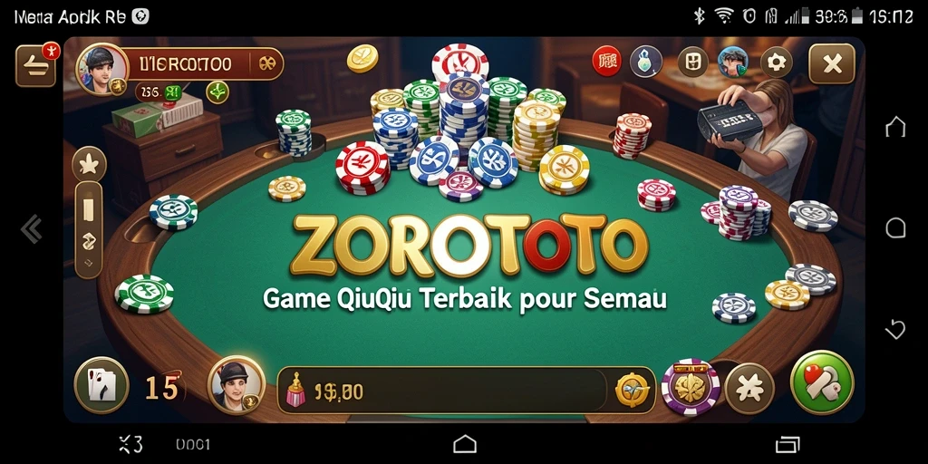 Tampilan gameplay seru dalam ZOROTOTO dengan aksi QiuQiu.